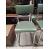 CHAISE VISITEUR SKAI VERT 