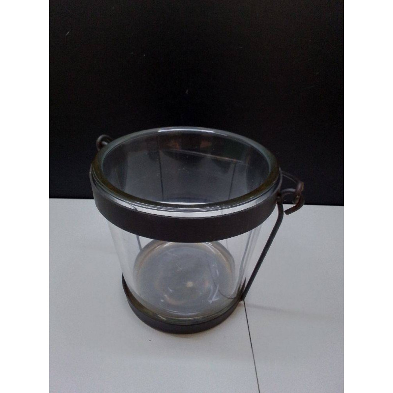 SEAU A CHAMPAGNE VERRE ET METAL WMG