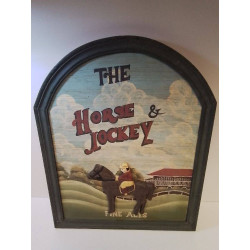 TABLEAU BOIS HORSE JOCKEY