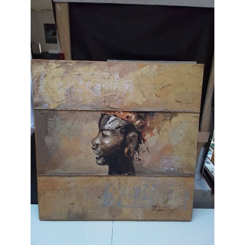 TABLEAU REPRÉSENTATION FEMME DE PROFIL 