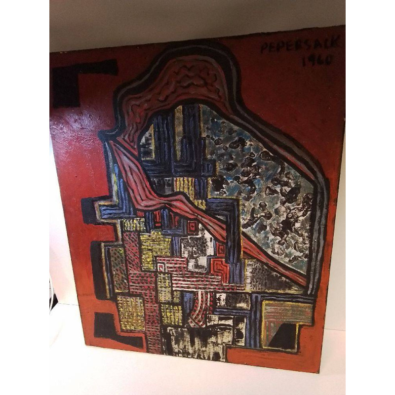 TOILE ABSTRAIT ECHAFAUDE PEPERSACK