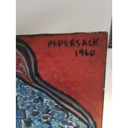 TOILE ABSTRAIT ECHAFAUDE PEPERSACK