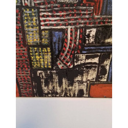 TOILE ABSTRAIT ECHAFAUDE PEPERSACK