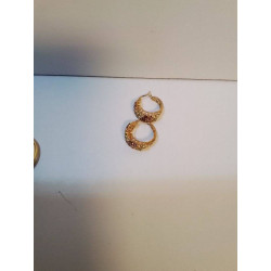 PAIRE DE BOUCLES D’OREILLE FANTAISIE 