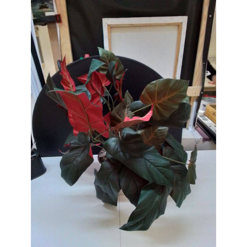 VASE STYLE ARGENTÉ + DÉCORATION 