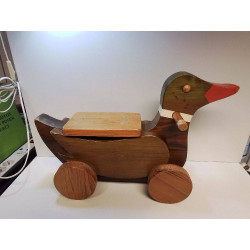 TROTTEUR CANARD BOIS ANCIEN 