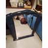 MIROIR BLEU STYLE VENITIEN