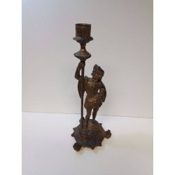 BOUGEOIR ANCIEN FONTE