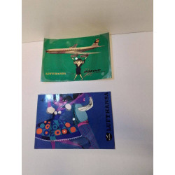 LOT DE CARTES DISQUE LUFTHANSA