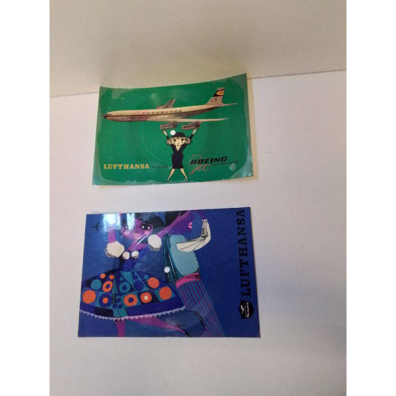 LOT DE CARTES DISQUE LUFTHANSA