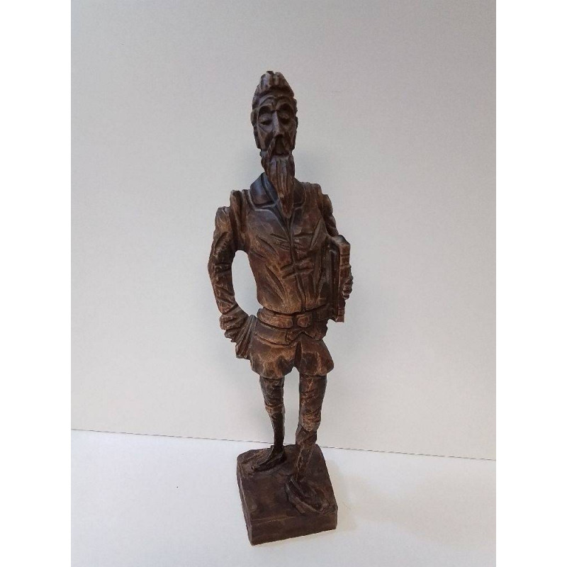 STATUETTE BOIS SCULPTÉ 