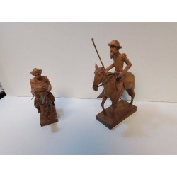 LOT DE SCULPTURES BOIS 