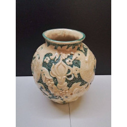 VASE ANCIEN CÉRAMIQUE VERT...