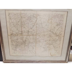 CARTE LUXEMBOURG SUD ENCADRÉE 