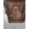 TABLEAU RELIGIEUX BOIS SCULPTÉ 