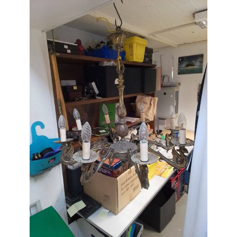 SUSPENSION ANCIENNE METAL LA PIECE 