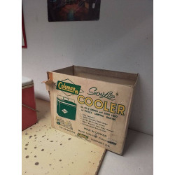 GLACIÈRE VINTAGE COLEMAN + CARTON D\'ORIGINE 