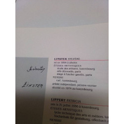 CRAYON LINSTER SYLVERE (ARTISTE LUXEMBOURGEOIS)
