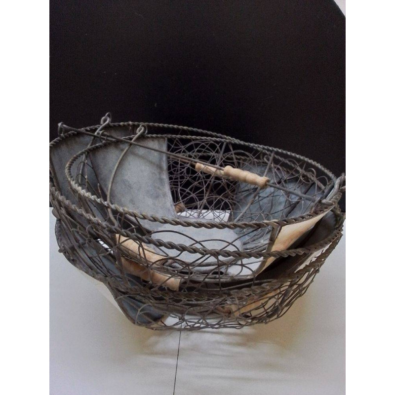 LOT PANIER METAL 