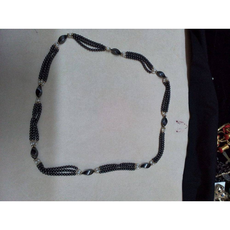 COLLIER HÉMATITE 