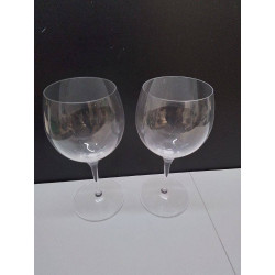 LOT DE 2 VERRES BALLON...