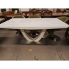 TABLE MODERNE BLANCHE VARIANO 