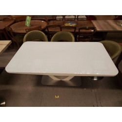 TABLE MODERNE BLANCHE VARIANO 