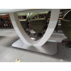 TABLE MODERNE BLANCHE VARIANO 