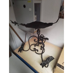 DÉCORATION BOUGEOIR FER FORGÉ 