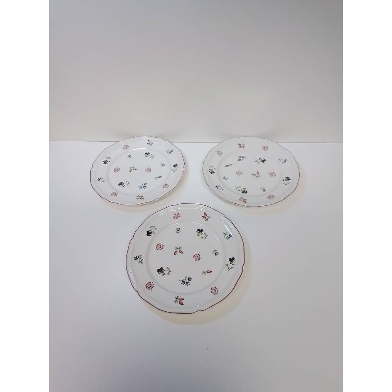 LOT D’ASSIETTES VILLEROY ET BOCH PETITE FLEUR