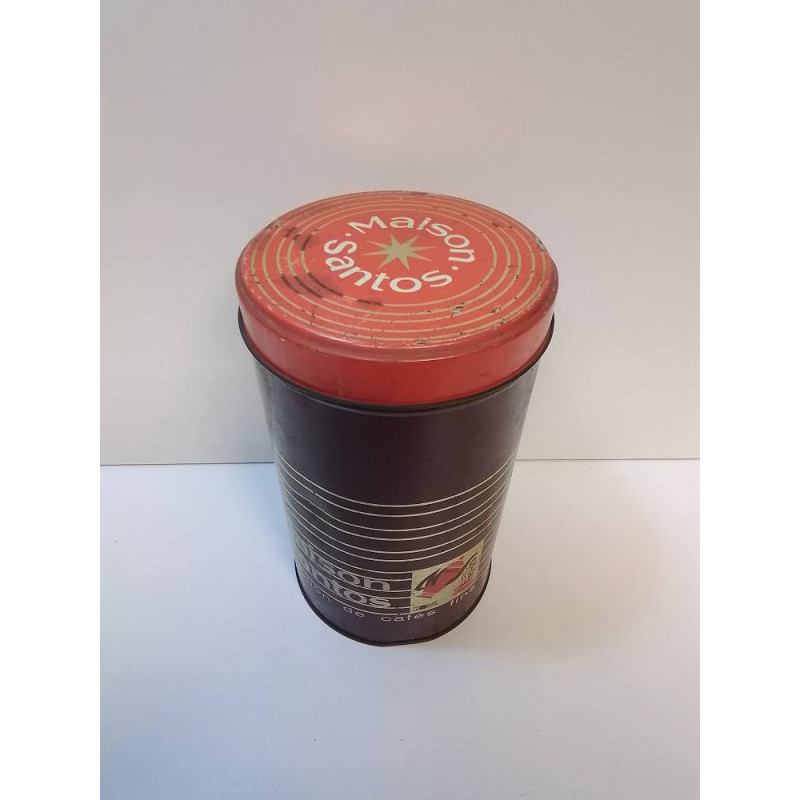 BOITE MÉTAL CAFÉ MAISON SANTOS