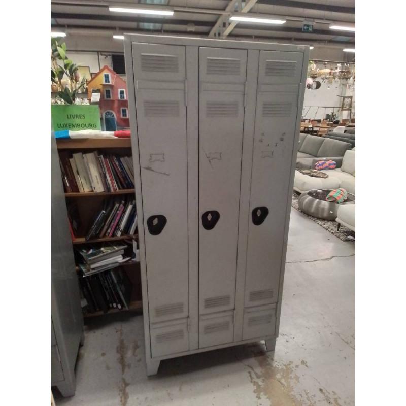 VESTIAIRE 3 PORTES METAL 