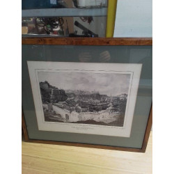 GRAVURE VUE LUXEMBOURG 