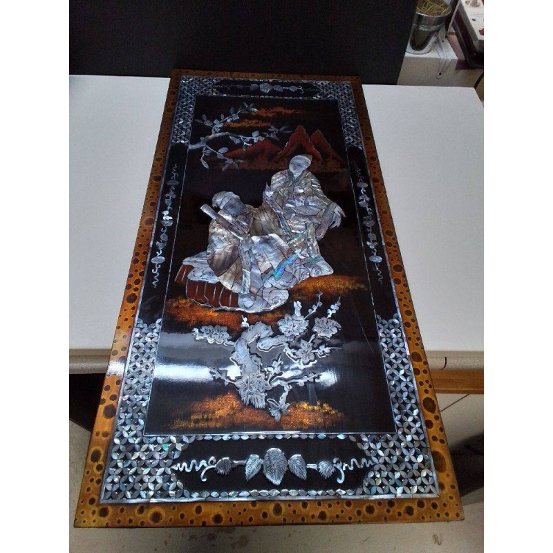 PANNEAU NACRE JAPONISANT 