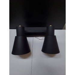 APPLIQUE MURALE METAL DOUBLE