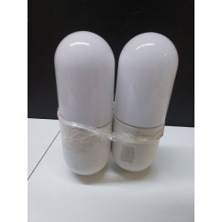 LOT DE 2 APPLIQUES BLANCHES 