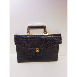 SERVIETTE VINTAGE EN CROCO