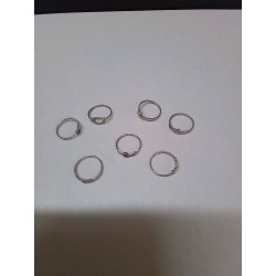 BAGUE DIVERS EN ARGENT 