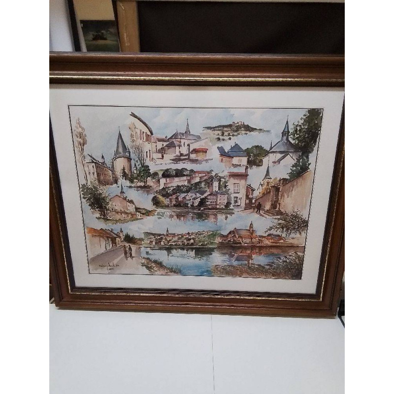 REPRODUCTION TABLEAU SIGNÉE  NAMYKAIL 