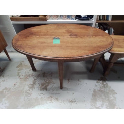 TABLE BASSE CHENE OVALE