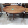 TABLE BASSE CHENE OVALE