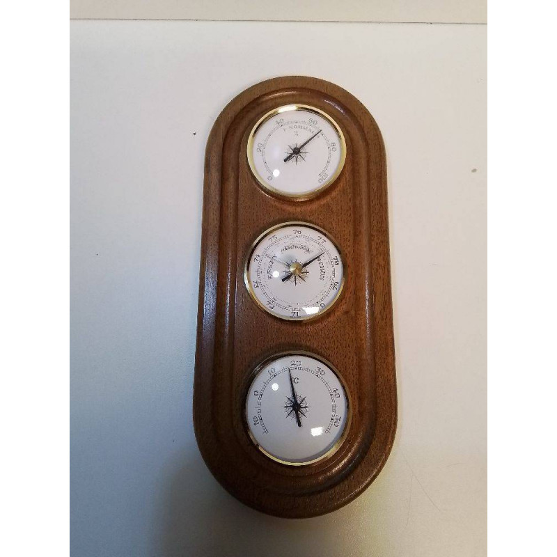 THERMOMÈTRE BAROMÈTRE BOIS