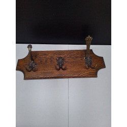 PORTE MANTEAUX MURALE BOIS 