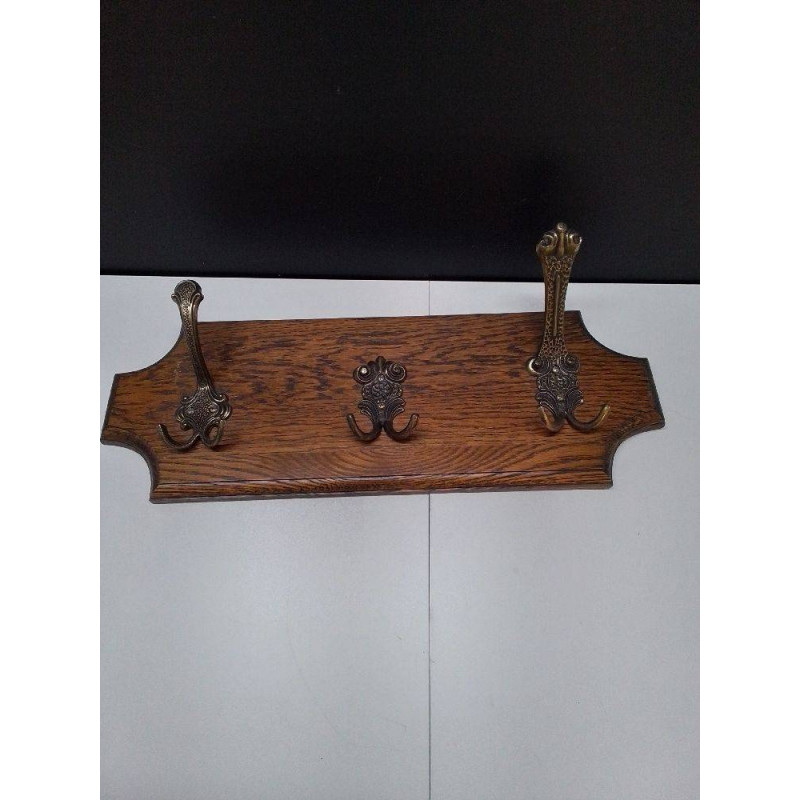 PORTE MANTEAUX MURALE BOIS 