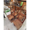LOT 6 CHAISES BOIS LORRAINE