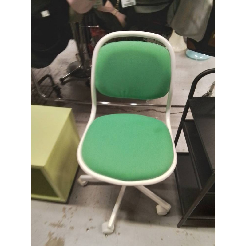 CHAISE DE BUREAU TISSU VERT