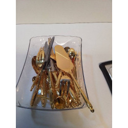 LOT COUVERT DESSERT INOX 