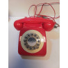 TELEPHONE VINTAGE ROUGE 