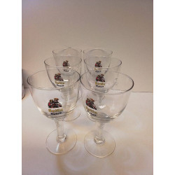 LOT DE 6 VERRES BATTIN EXTRA 