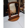 MIROIR DE TABLE GRANGE EN PIN 
